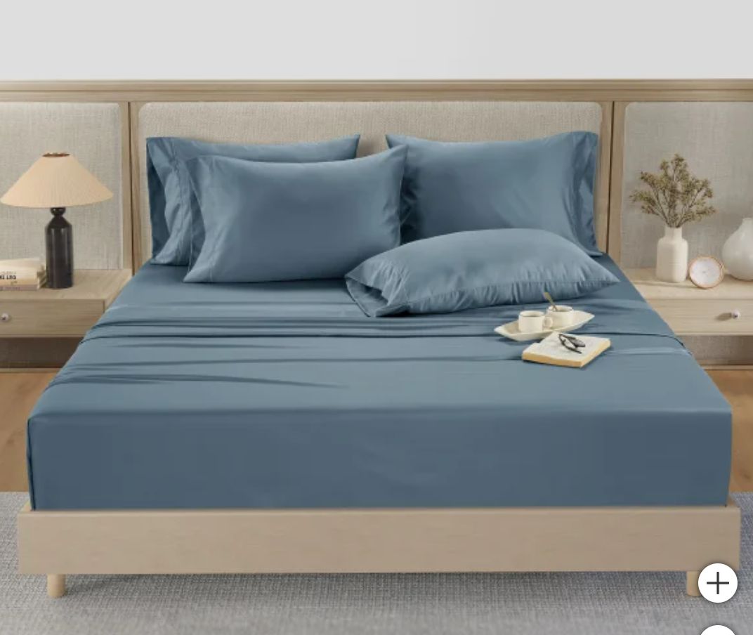 Hotel Signature 800 Thread Count Cotton 6-Piece Sheet Set, CONDITION: Like New, Size: King