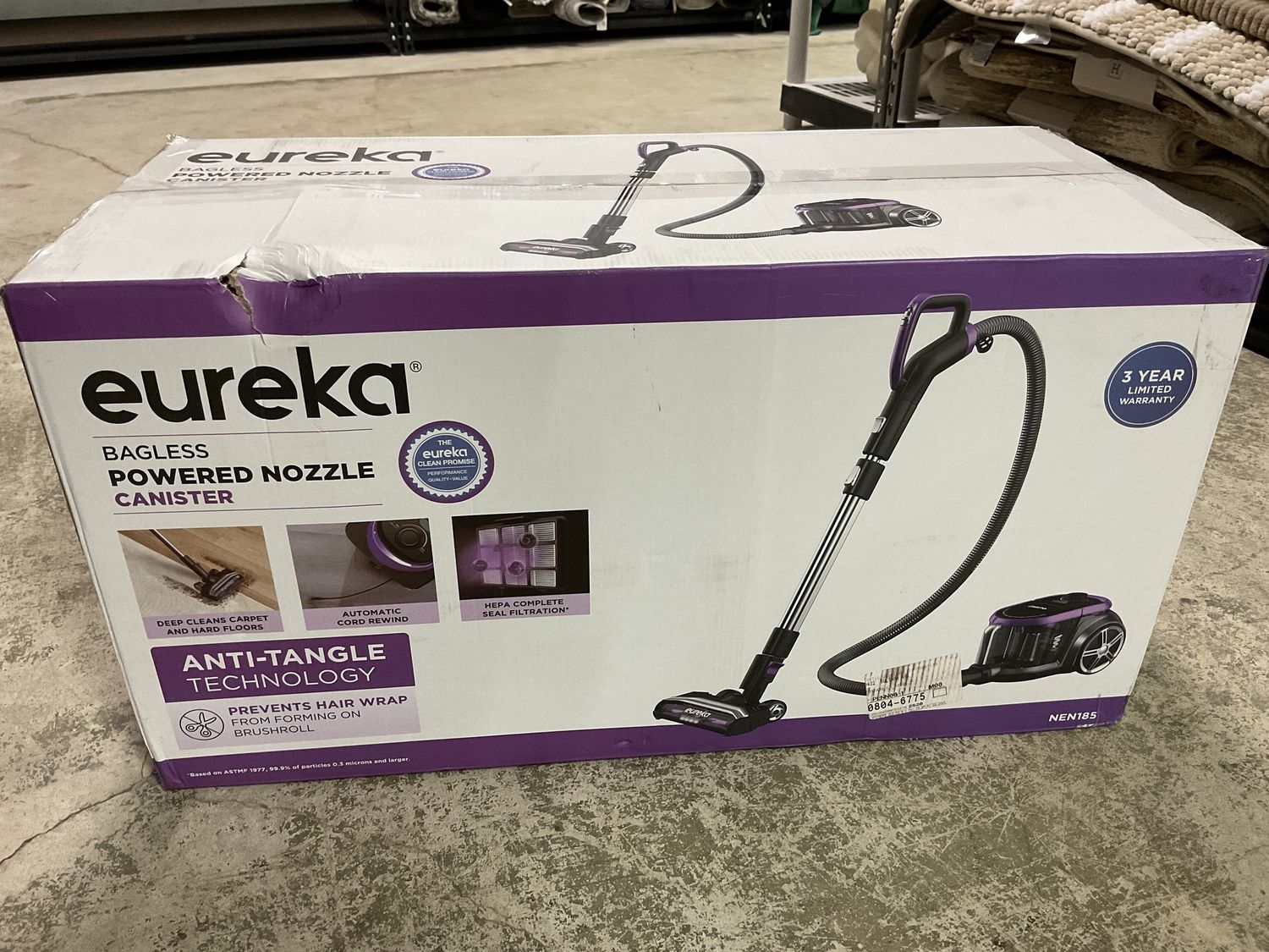 Eureka bagless Canister Vacuum