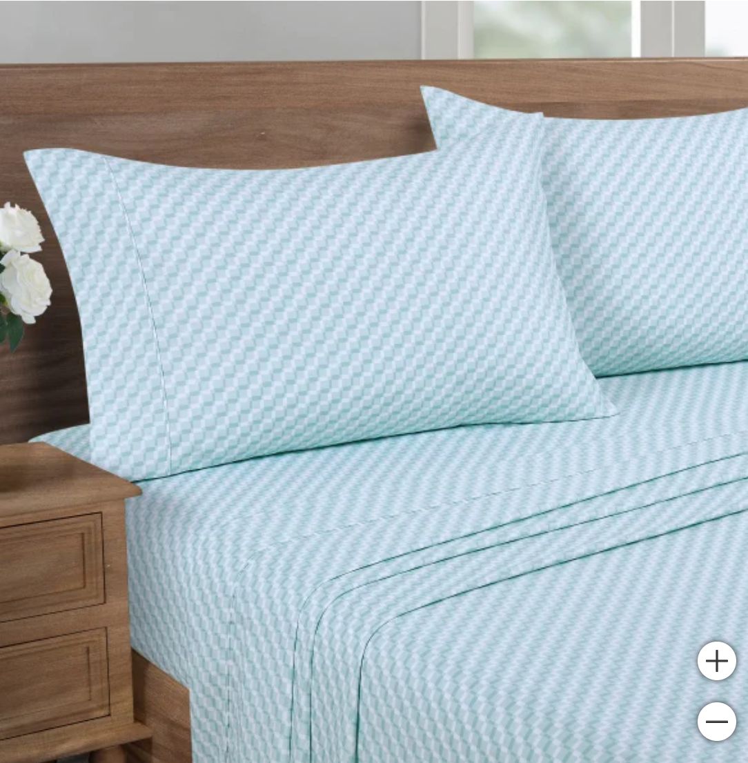 SOUTH POINT Sheet Set 3PC Full-No Fitted Sheet