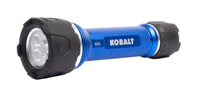 Kobalt 3 Modes LED Spotlight or Flashlight with Rechargeable Batteries Included, type: 600 Lumens