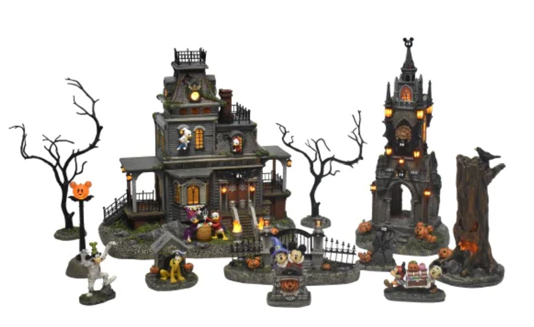 Disney Halloween Village Set, 12-piece