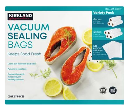 Kirkland Vacuum Sealing Bags - Retail $23.99