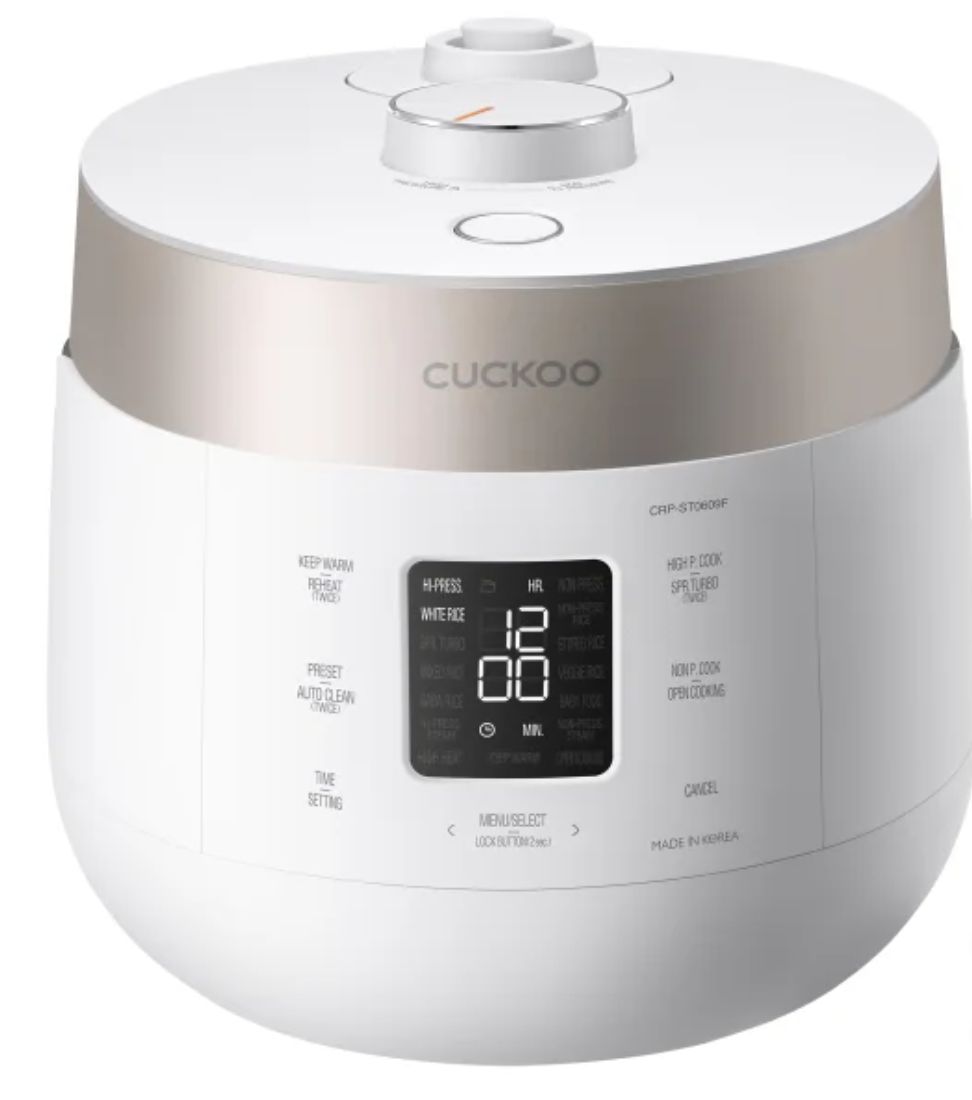 CUCKOO 6-Cup Twin Pressure Rice Cooker