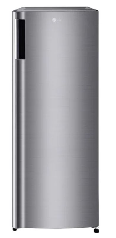 LG 6.0 cu. ft. Single Door Refrigerator with Inverter Compressor and Pocket Handle in Platinum Silver