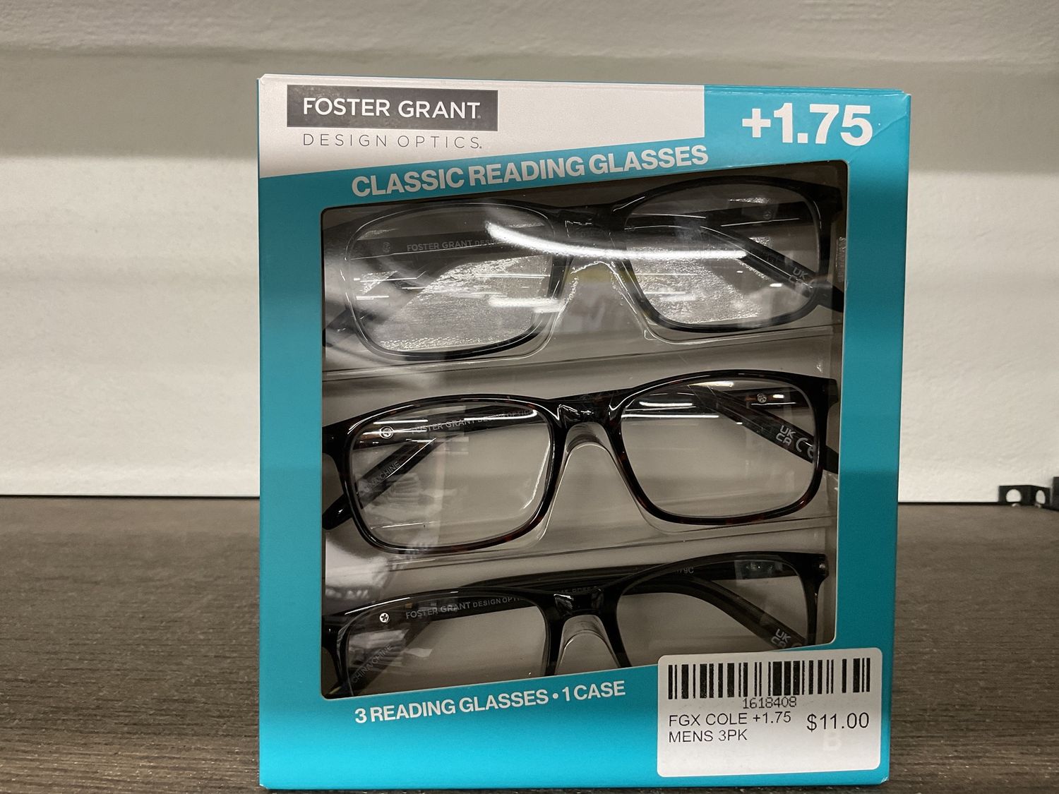 FGX COLE +1.75 MENS 3PK