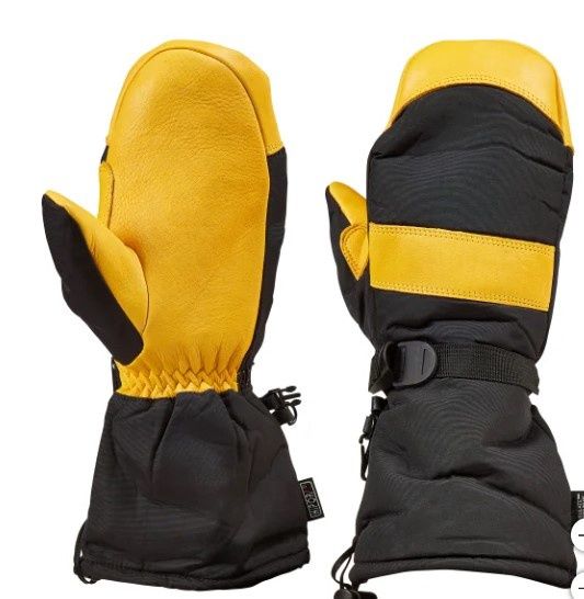 Saranac Gauntlet Premium Deerskin Ski Mitt - $35.99