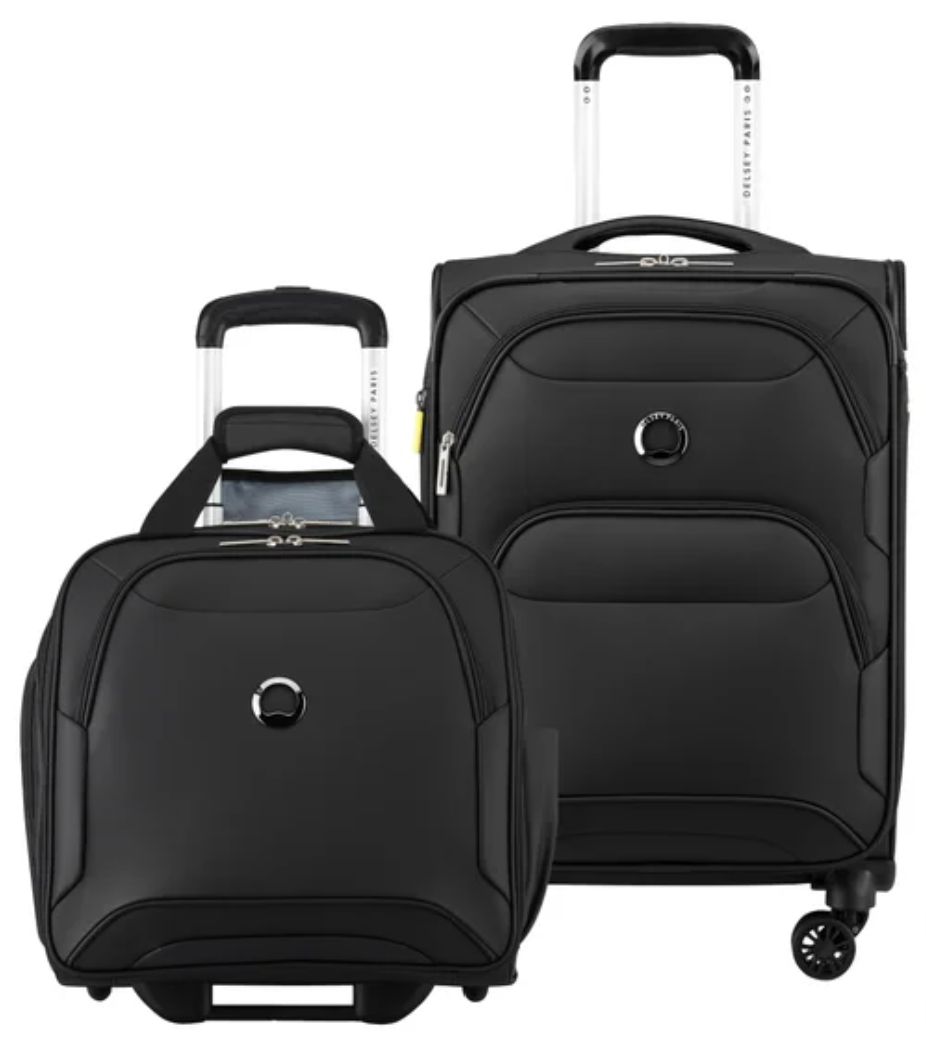 Delsey Storm Plus 2-piece Under Seater &amp; Carry-On Set