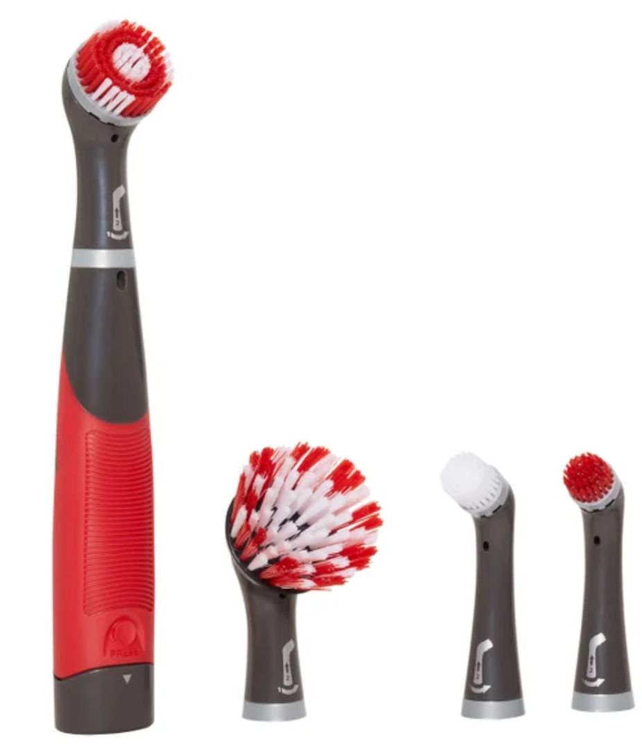 Rubbermaid Power Scrubber 5-piece Kit