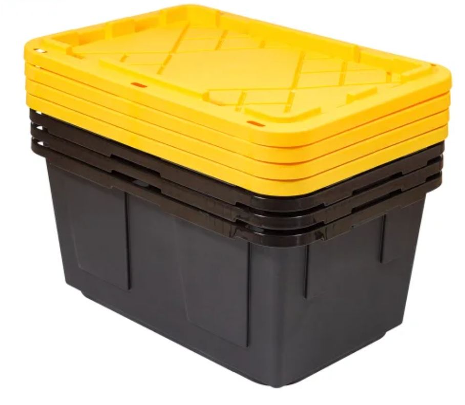 Greenmade 27 Gallon Storage Bin, 4-pack