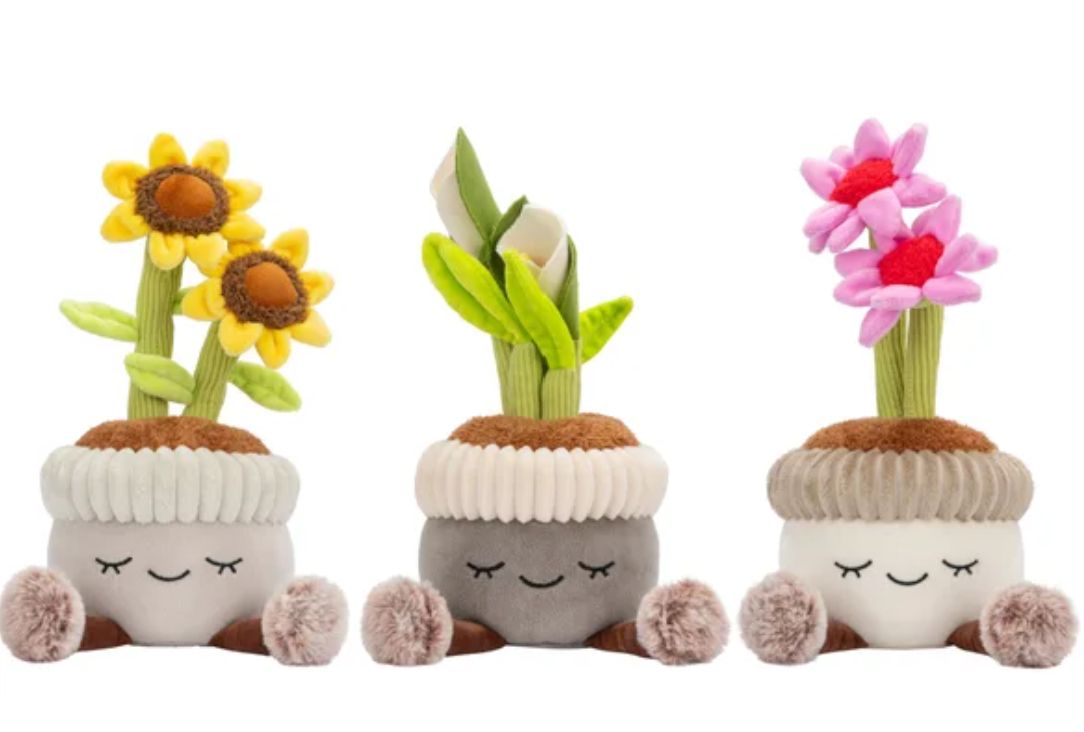 Greenhouse by Russ 12 Inch Plush Plants, 3-pack