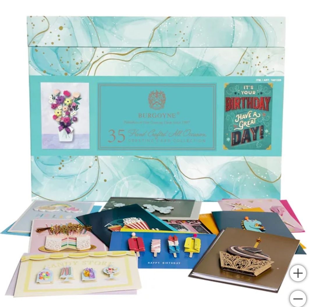 Hand Crafted All Occasion Greeting Card Collection, 35-count