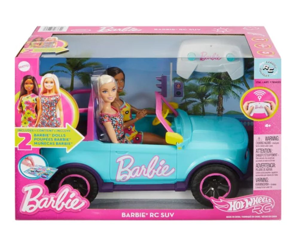 Hot Wheels Barbie RC SUV Vehicle