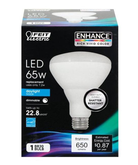 Feit BR30 E26 (Medium) LED Bulb Daylight 65 Watt Equivalence 1 Pk