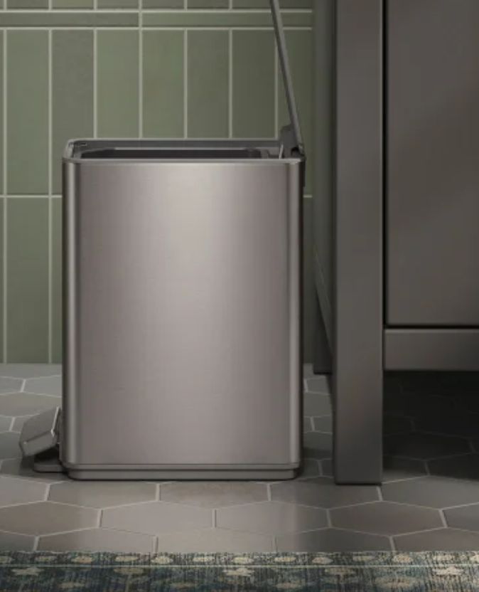 Kohler 6L Stainless Steel Step Trash Bin-Retail-$ 34.99