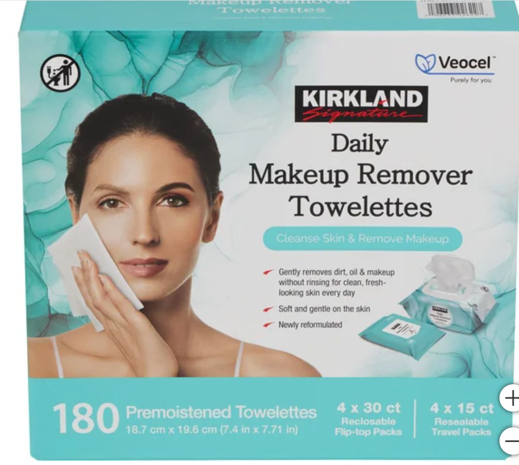 Kirkland Makeup Remover Towelettes 15ct