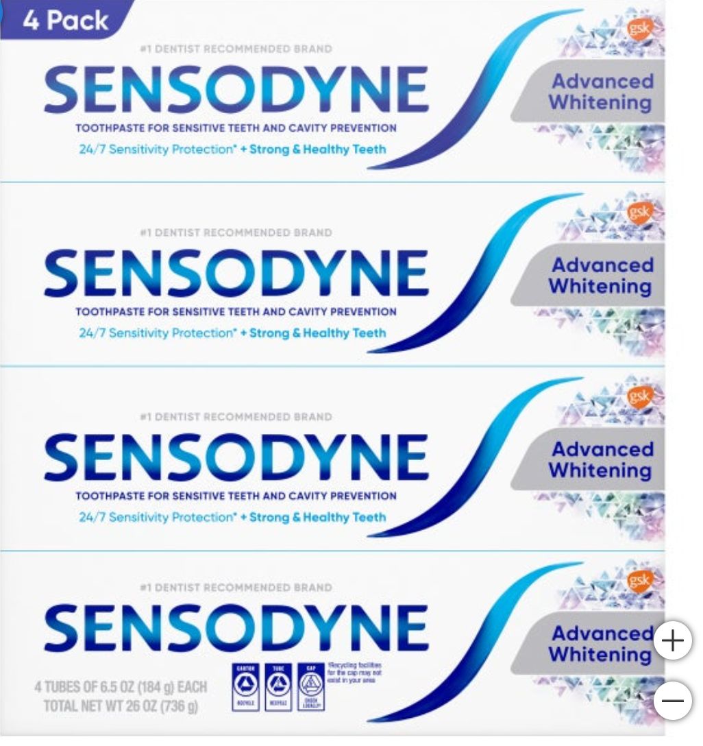 Sensodyne Avd. White triple Action Toothpaste-Retail-$ 31.99