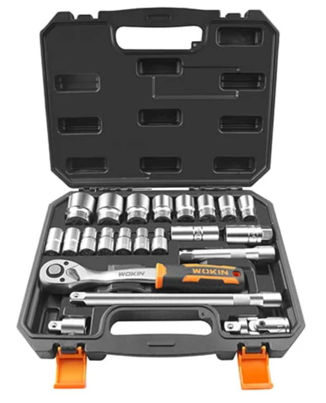 22PCS 1/2″ DRIVE SOCKET SET (INDUSTRIAL)