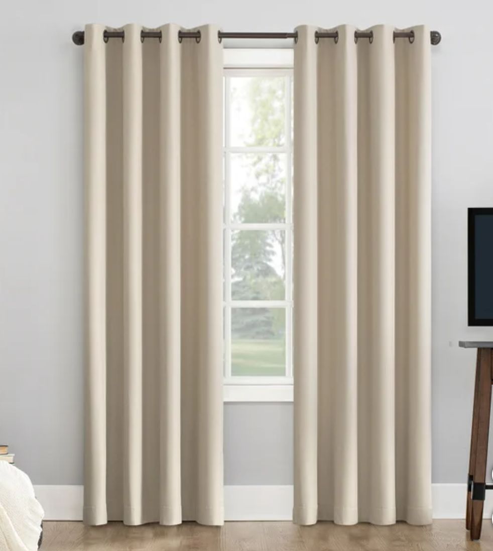 Curtains SUNZERO PRATT B/O BEIGE - Retail $38.99