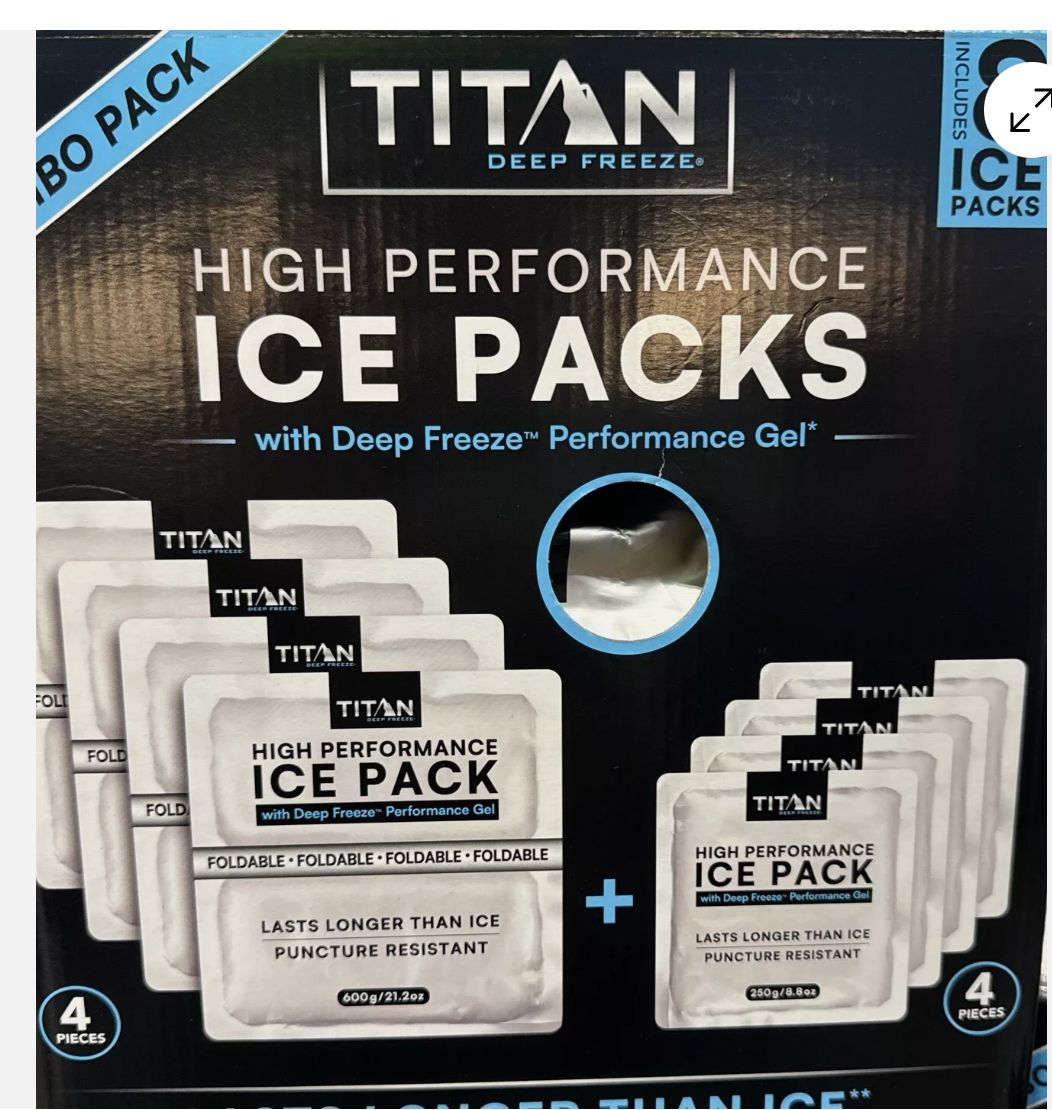 Titan High Performance Ice Packs 4pcs.