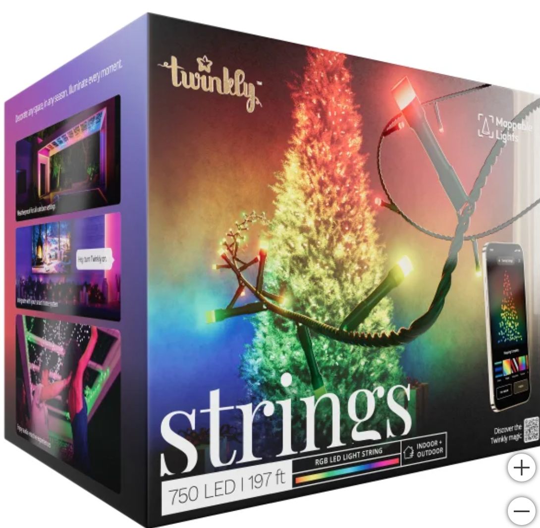 Twinkly 750 Led String Lights Indoor/Outdoor-Retail $169.00