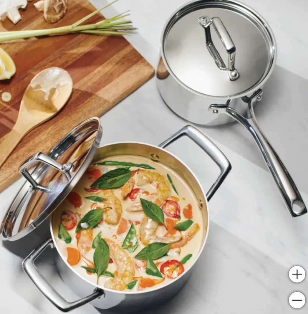 Tramontina 4-piece Tri-Ply Clad Sauce Pan Set