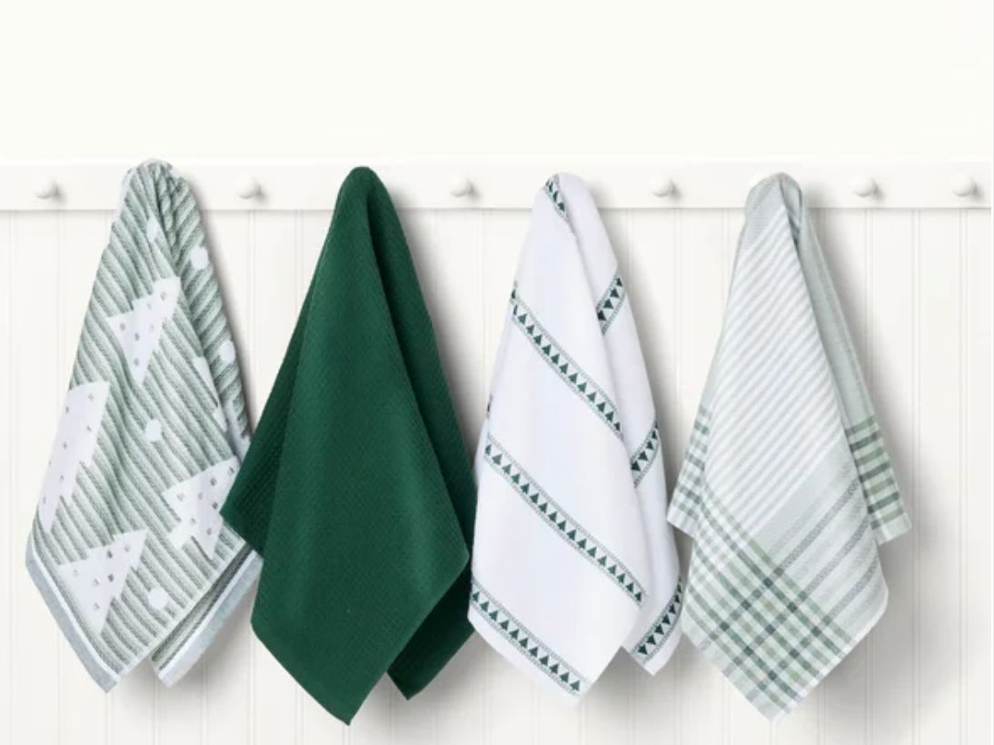 Caro Home Holiday Kitchen Towel Set,