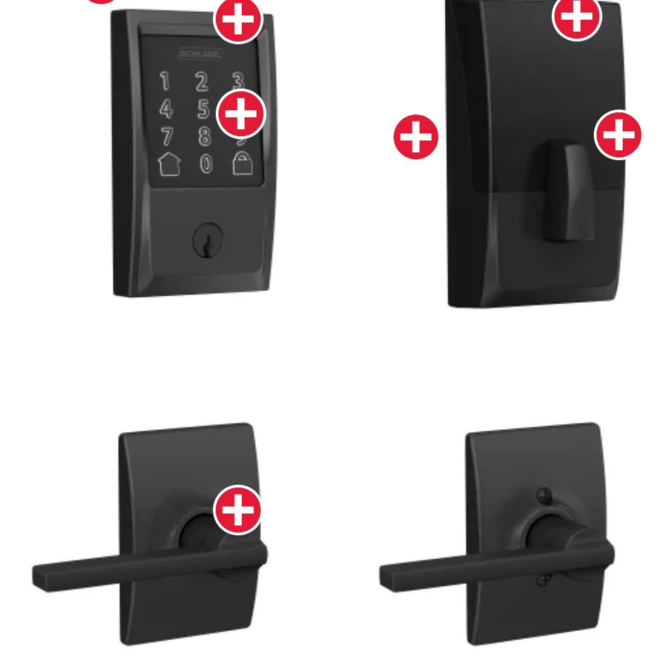 Encode Smart Wi-Fi Deadbolt with Century Trim and Latitude Lever