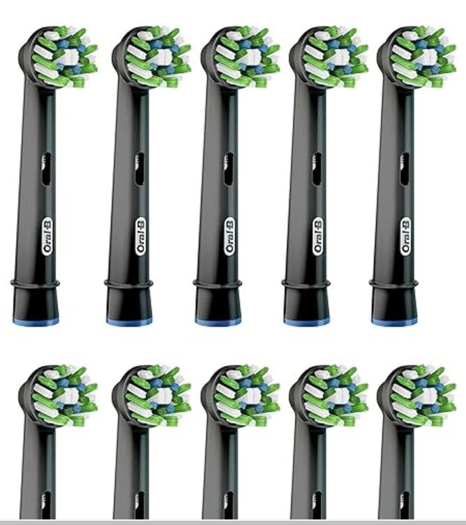 Oral B CrossAction Replacement Heads 10pk-Retail-$59.99