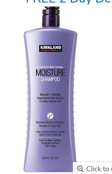 Kirkland Signature Moisture Shampoo, 33.8 fl oz, 1-count