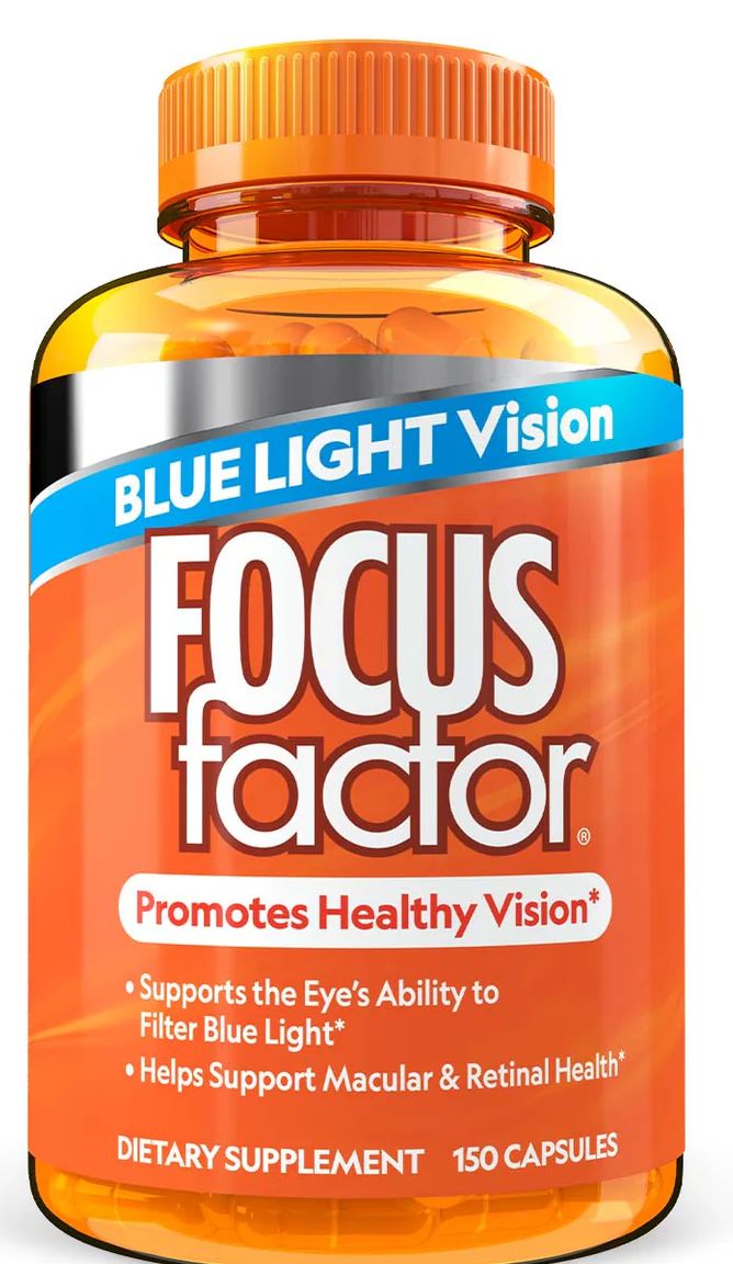 Focus Factor Promotes Healthy Vision 150 Ct Bottle