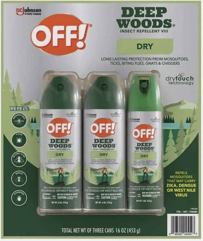 Deep Woods Off 3 pk.