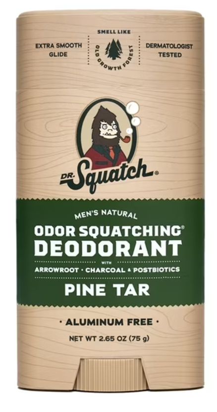 Dr. Squatch Deodorant Pine Tar Scent 2.65 oz