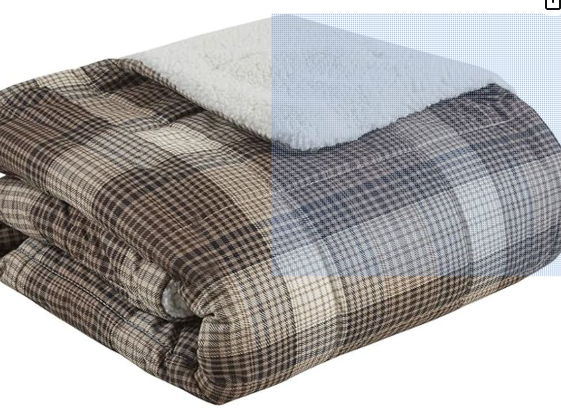 Woolrich  Plush Sherpa Throw