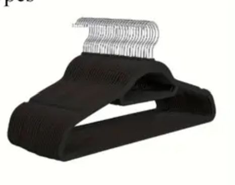 Flocked Hangers - 50-packs-Retail-$ 19.99