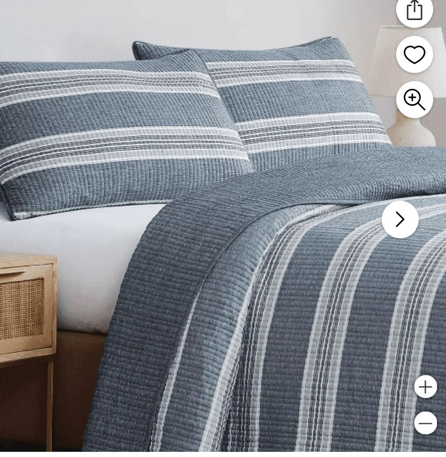 PEM HEATHERED QN 3PC CVER Queen