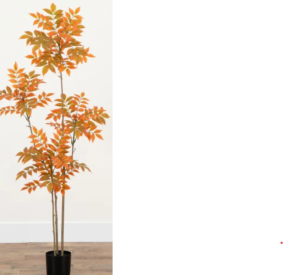 5 Ft. Faux Autumn Sumac Tree