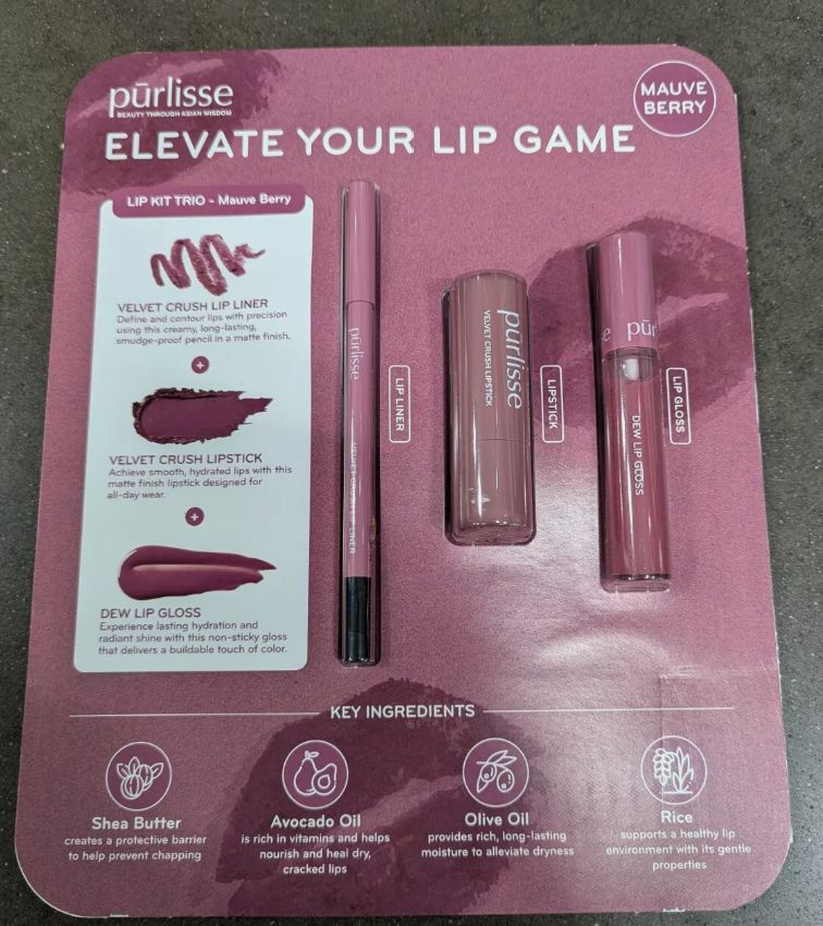 Purlisse Lip Combo Pinky Nude Color