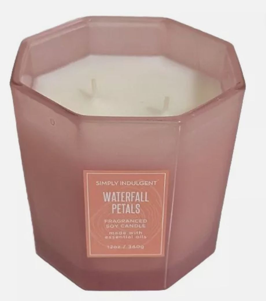 Simply Indulgent Waterfall Petals Soy Candle