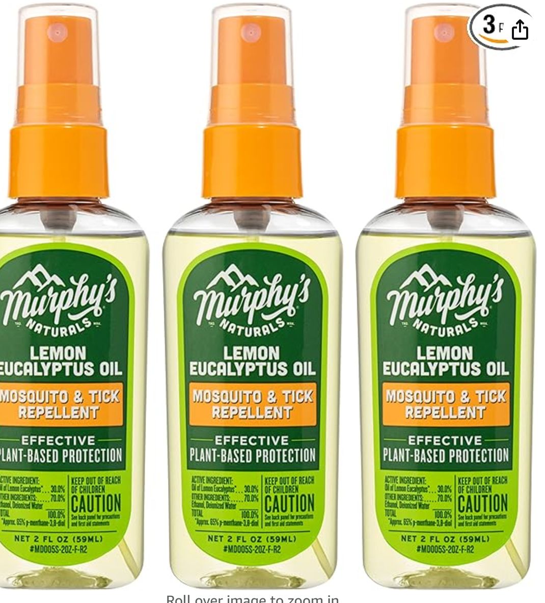 Murphy&#39;s Mosquito and Tick Repellent 3 pk