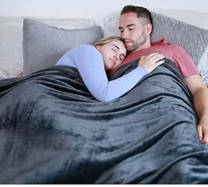 Life Comfort Family Blanket 10 Ft Wide -  Grey