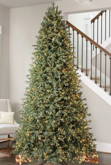 9&#39; Pre-lit Radiant Micro LED Artificial Christmas Tree