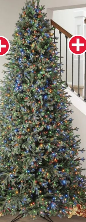 9 ft Pre-Lit LED Christmas Tree-Tree Base does not Lock in place