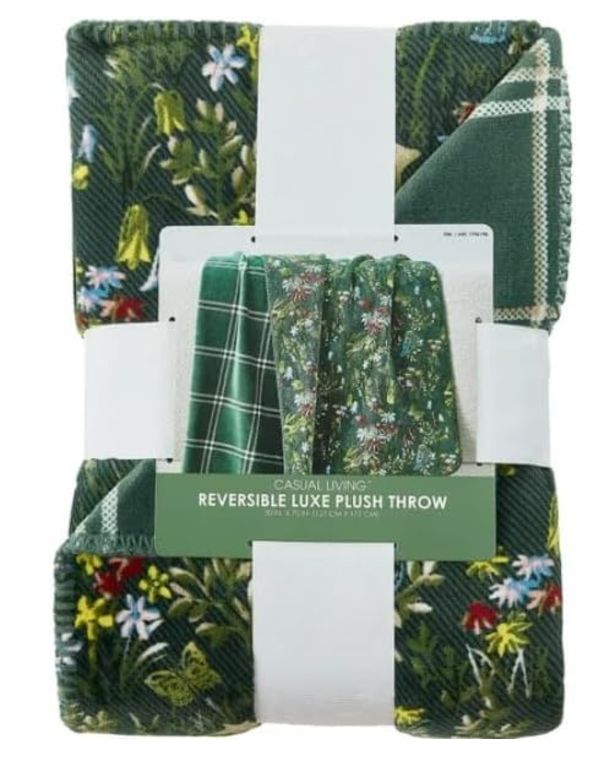 CL FLORAL THROW