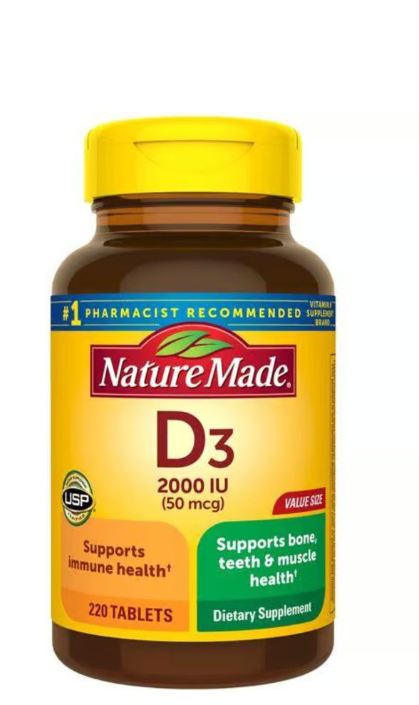Nature Made D3 Gummies 200 ct-Retail- $ 16.99