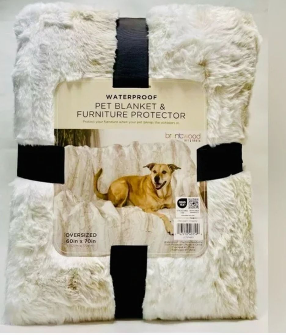 Brentwood Waterproof Pet Blanket &amp; Furniture Protector