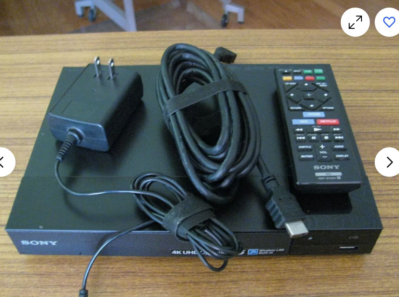 Sony Blu-Ray Player 4kUHD  Upscale 3D