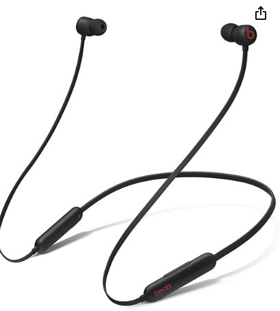 Beats Flex Wireless Earbuds - Apple W1 Headphone Chip, Magnetic Earphones, Class 1 Bluetooth, 12 Hours of Listening Time, Built-in Microphone - Black