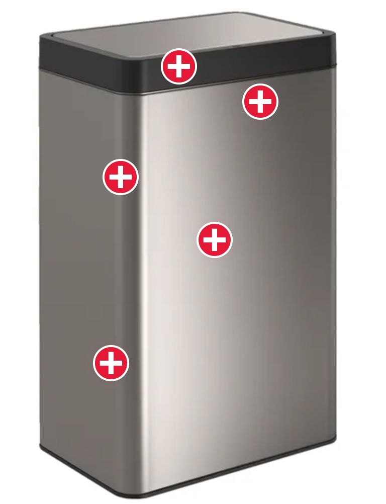 Kohler Automatic Lid Trash Can 48 L