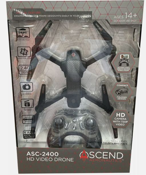 Ascend Aeronautics ASC-2600 Premium HD Video Drone with 1080P Camera