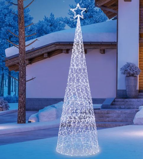 10&#39; LED Cone Tree